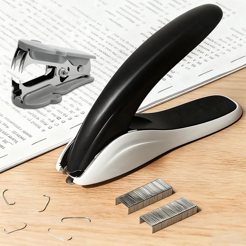 Auterflym Aterflym Professional Staple Remover & Puller – Staple Remover Without Tearing, Heavy Duty Stapler Remover Tool, White & Black, 2 Pack for Office/Desk/Classroom - Image 1